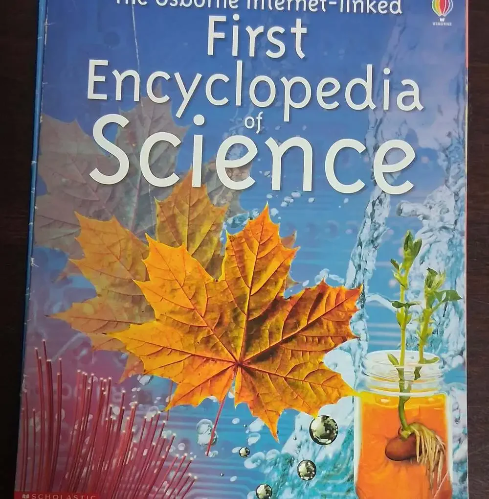 Lot of 3 The Usborne First Encyclopedia Books (Animals, Science, and Our World)